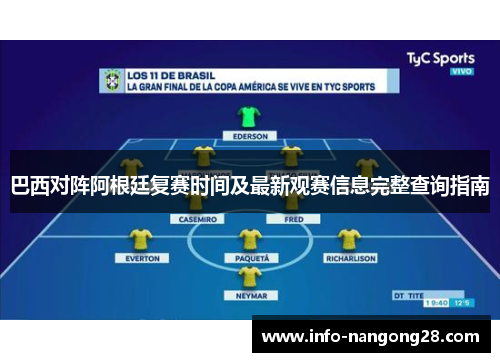 巴西对阵阿根廷复赛时间及最新观赛信息完整查询指南